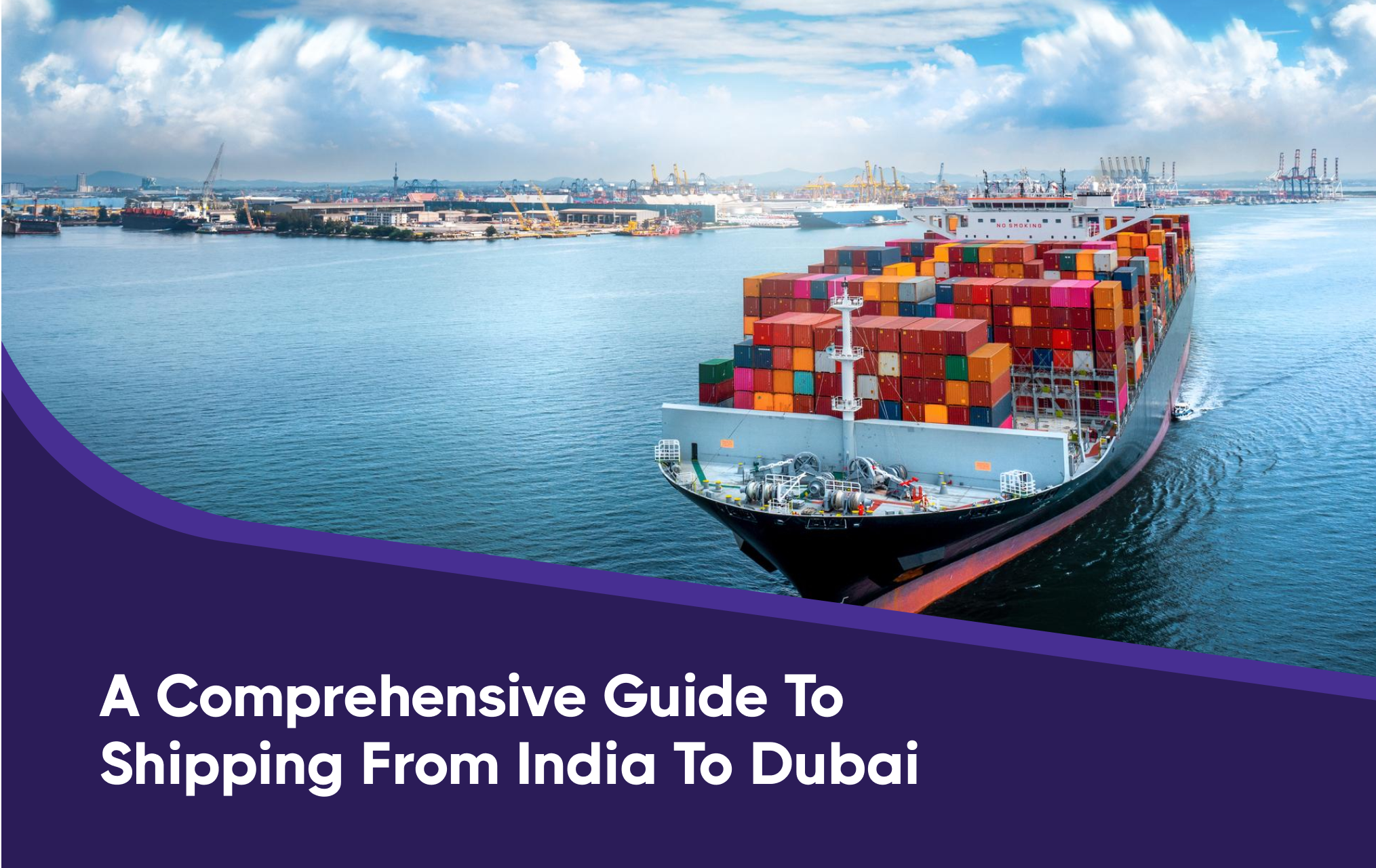 Shipping from India to Dubai