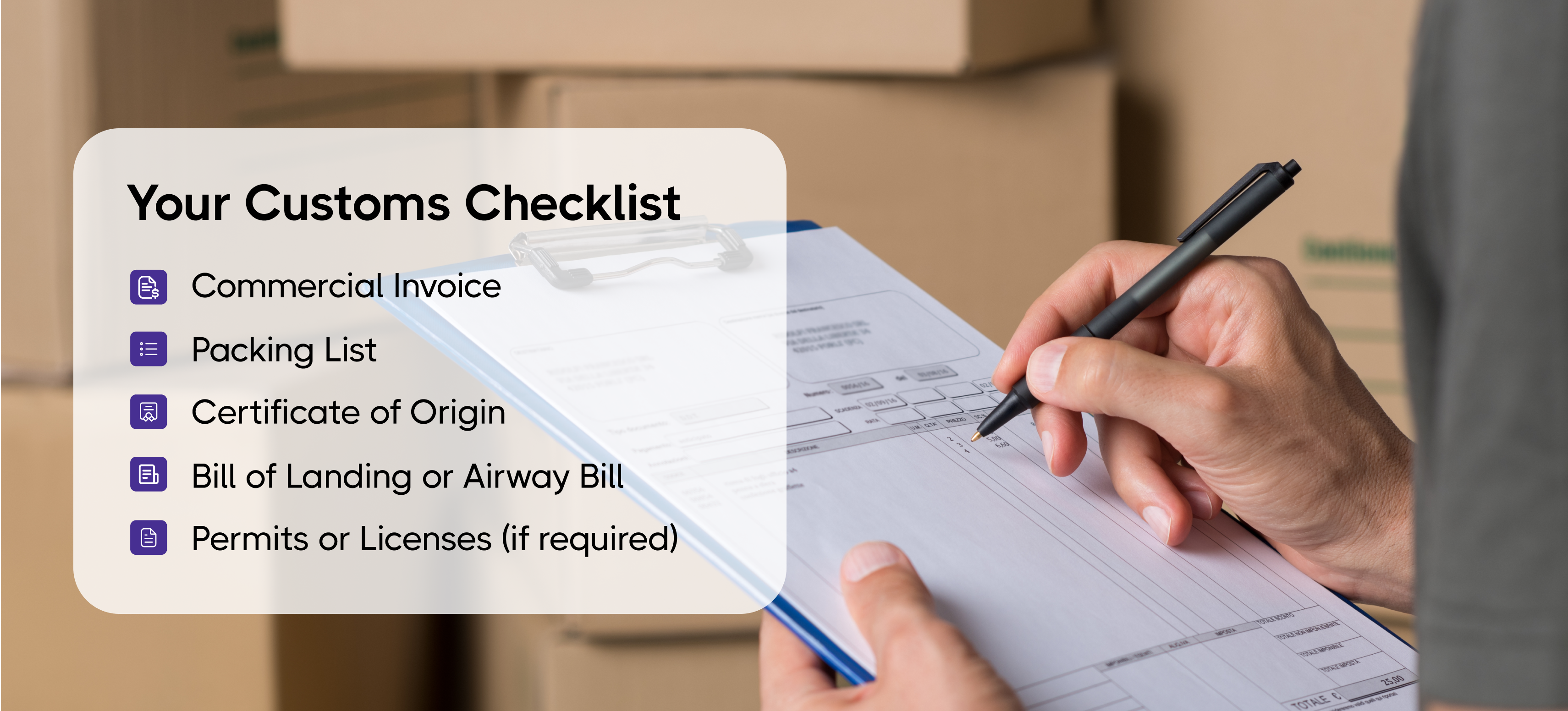 Checklist GCC Customs Clearance Process 